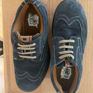Florsheim Boy’s Navy Suede Oxfords